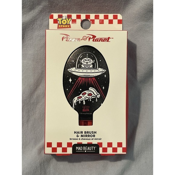 The Unbranded Brand Other - NEW Disney Pixar Toy Story - Pizza Planet - Hair Brush & Mirror - by Mad Beauty